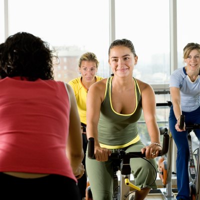 Women in fitness class