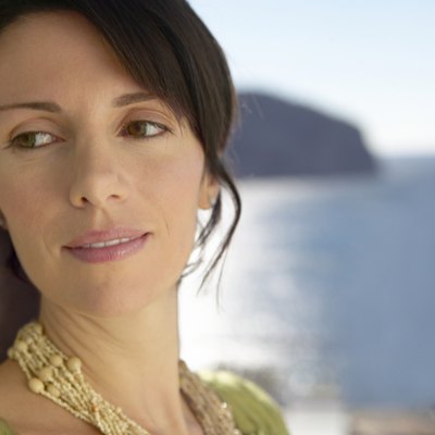 Outdoor Headshot Portrait of a Mature Woman