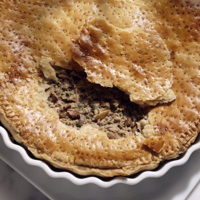 Delicate duck pie