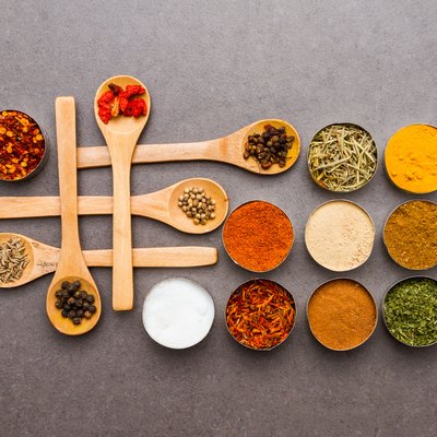 Spices mix selection.