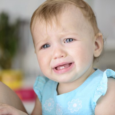 small baby crying