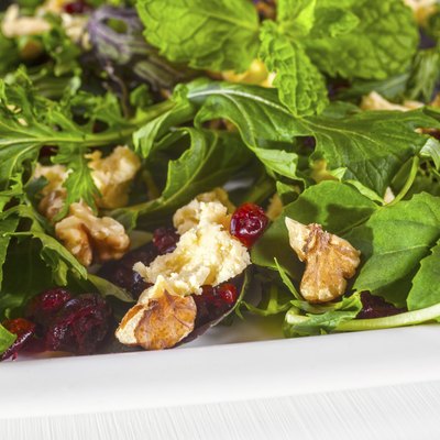 Cranberry Walnut and Feta Salad