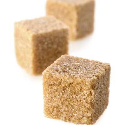 Cane sugar cubes