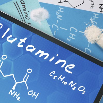 Tablet with the chemical formula of Glutamine .