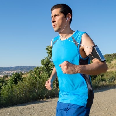 runing with music player