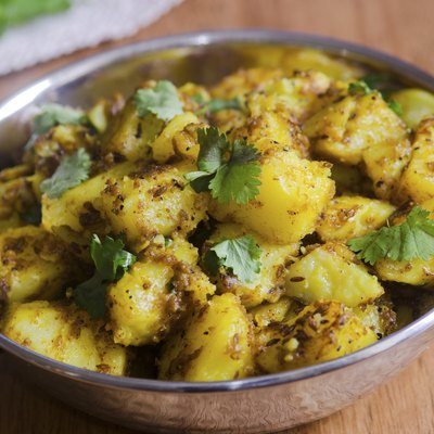 Spiced potato curry