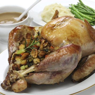 roast turkey with stuffing