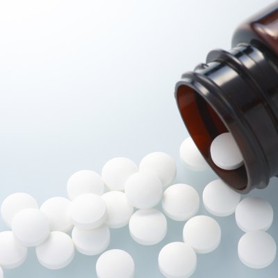 Spilled tablets.