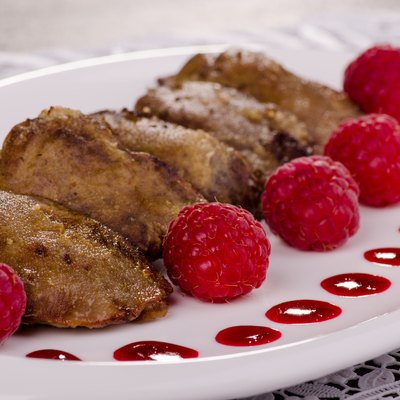 chicken liver with raspberry