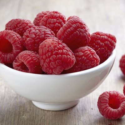 fresh raspberries