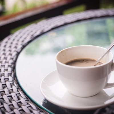 coffee cup on table