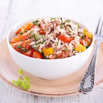 bowl of rice and vegetables