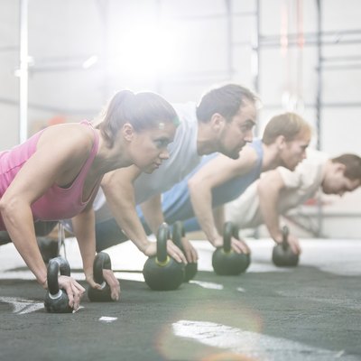 Working out at the Gym
