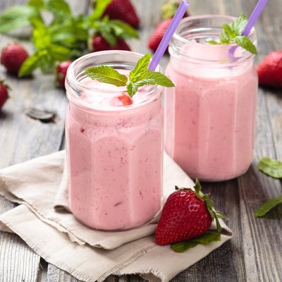 Strawberry milkshake.