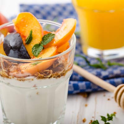 Greek yogurt with fresh fruit