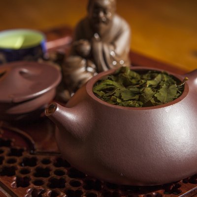 Tea ceremony still life.