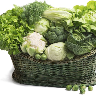 vegetables in the basket