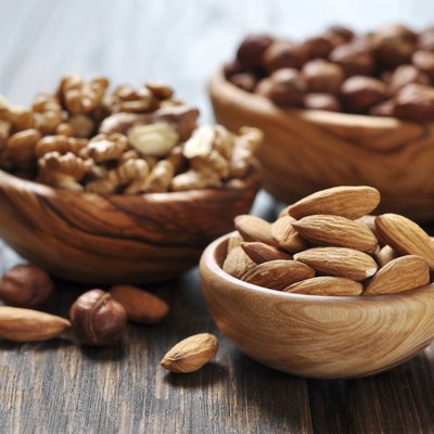 Almonds, walnuts and hazelnuts