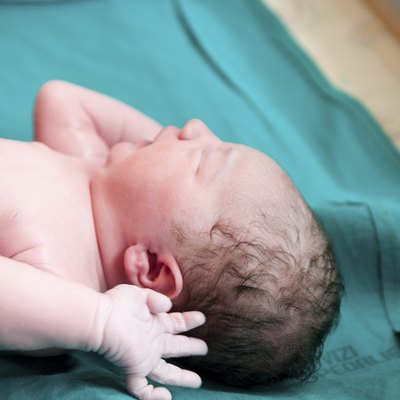 Newborn is crying