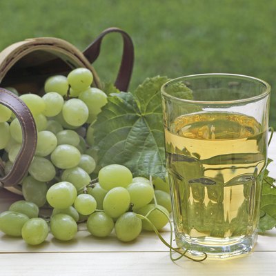 Glass of White Grape Juice