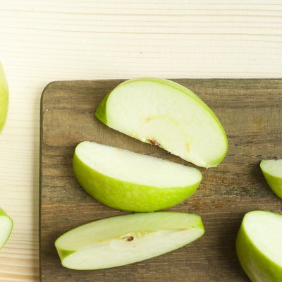 Slices of apple