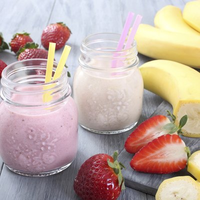 strawberry and banana smoothie