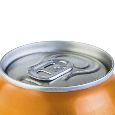 Aluminium jar with drink