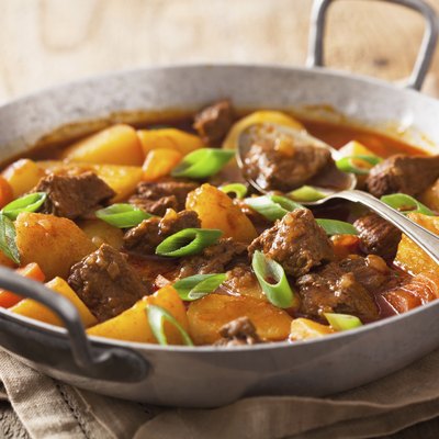 beef stew with potato and carrot