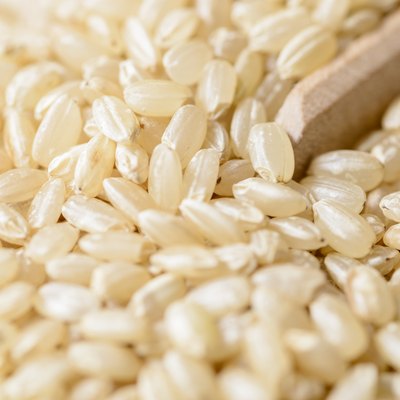 background of brown rice