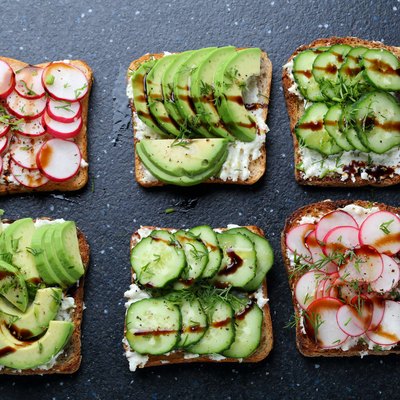 sandwiches with vegetables