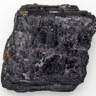 Black tourmaline crystal