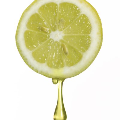 Squeezing lemon.