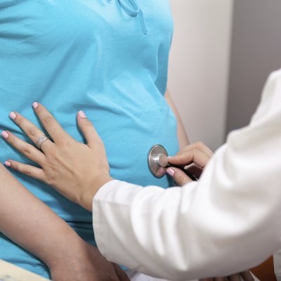 Pregnant Woman At Gynecologist