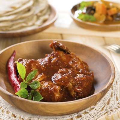 Indian curry chicken.
