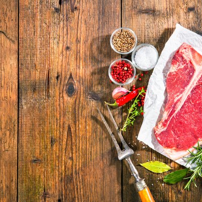 Raw fresh meat t-bone steak