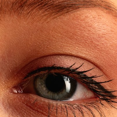 Woman' s eye, close up