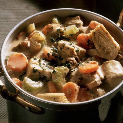 Veal Goulash with Artichokes