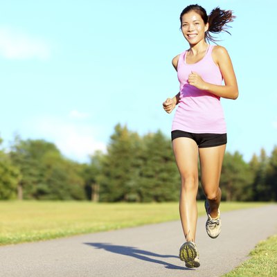 Sport fitness woman running