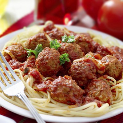 spaghetti and meatballs