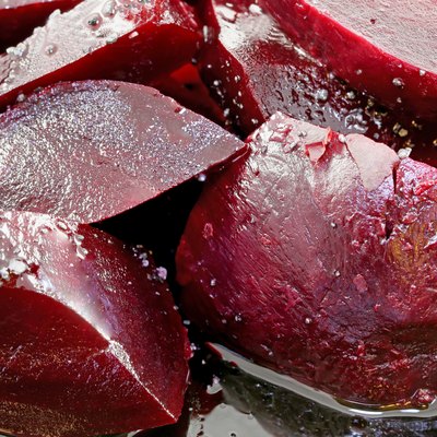cooked vegetables beets