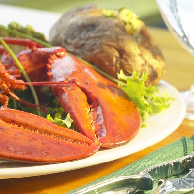 Lobster served up on a plate