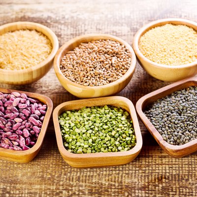 various food ingredients in a bowls
