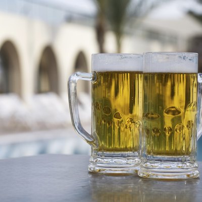 Poolside beer