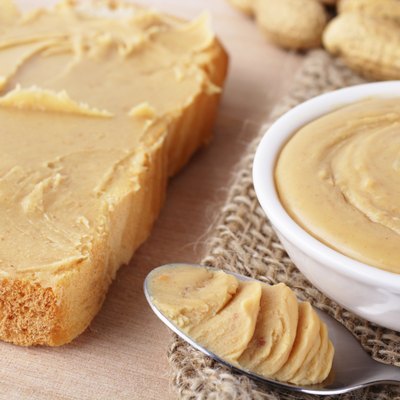 Sandwich with peanut butter