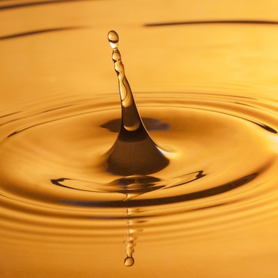 Gold water drop