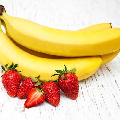Bananas and strawberries