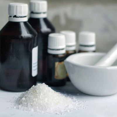 Ingredients to create bath salts