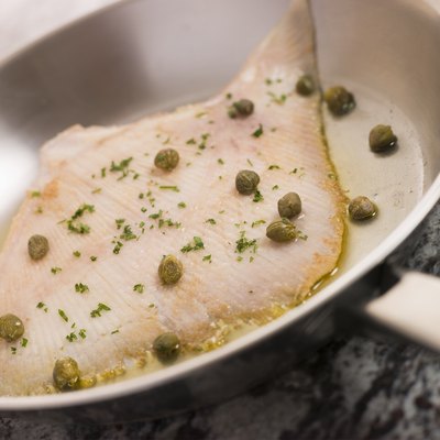 Pan Fried Wing of Skate with Caper Butter