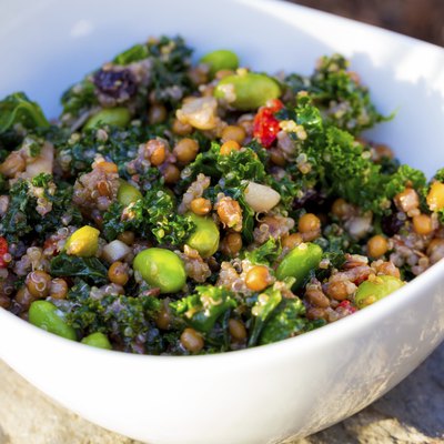 Paleo Diet Quinoa Kale Salad
