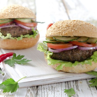 Delicious hamburgers
